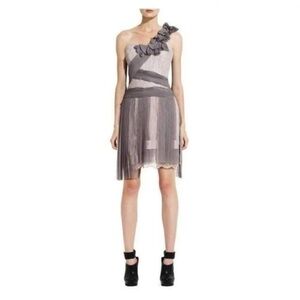 BCBG Max Azria Bare Pink Runway Lace Dress size 0